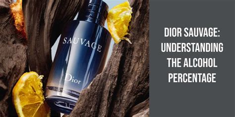 does dior sauvage contain alcohol